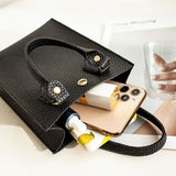 Women's Mini Handbag One Shoulder Bag Solid Strap Crossbody Bags