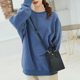 Women's Mini Handbag One Shoulder Bag Solid Strap Crossbody Bags