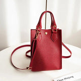 Women's Mini Handbag One Shoulder Bag Solid Strap Crossbody Bags