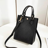 Women's Mini Handbag One Shoulder Bag Solid Strap Crossbody Bags