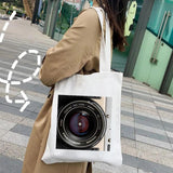 Vintage Retro Camera Photographer Women Shoulder Bag Eco Tote