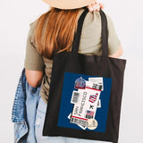 Travel Canvas Shoulder Bag - Moscow Paris York Rome Tokyo London