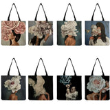 Floral Feminine Art Print Women's Shoulder Bag
