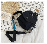 Female Small Crossbody Student Shoulder Messenger Bag Canvas Handbag