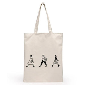 Canvas Tote Bag Cotton Cloth Shopper Bags for Women