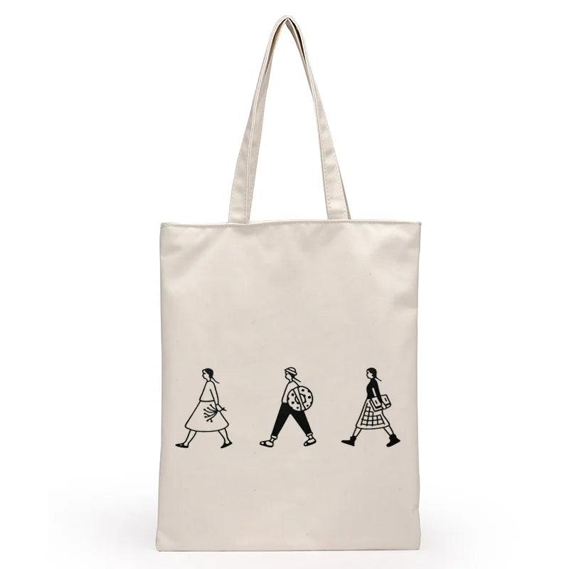 Canvas Tote Bag Cotton Cloth Shopper Bags for Women