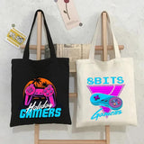 Game Handle Gamer Gaming Controller Player Video Room Women Canvas Shopper Bag
