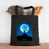 Ukraine Flag Sunflower Girl Canvas Shoulder Bag