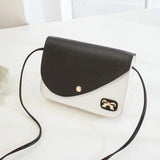 Lady Crossbody Bag PU Leather Mini Handbag