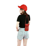 Mini Women PU Chain Messenger Bag Retro Mobile Phone Bag Shoulder Handbag
