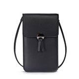 Mini Women PU Chain Messenger Bag Retro Mobile Phone Bag Shoulder Handbag