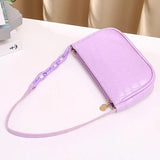 Stone Pattern Ladies PU Leather Shoulder Bag Small Handbags