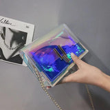 Mini Clear Chain Shoulder Bag for Women