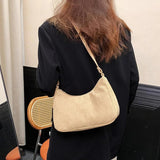 Vintage Nylon Women Shoulder Bag Casual Zipper Female Handbag