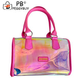 Stylish PVC Ladies Messenger Square Bag