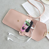 Mini PU Shoulder Bag Heart Shaped Retro Handbag
