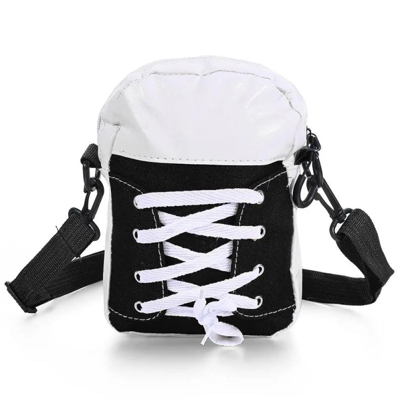 Canvas Crossbody Bag Mini Tote Purse Casual Shoulder Pouch