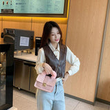 Plush Small Square Bag Mini Handbag Chain Bag Crossbody Bags