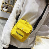 Canvas Shoulder Bag Women Crossbody Purse Organizer Zipper Fanny Pack