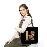 Floral Print Shoulder Bag High Capacity Eco Friendly Handbags