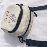 Small Women Canvas Bags Handbag Mini Shoulder Bags Crossbody Bags Ladies Purse