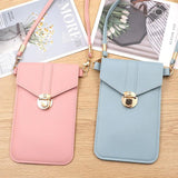 Touch Screen Cell Phone Purse Wallet Shoulder Strap Handbag