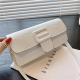 Vintage Crocodile Pattern Underarm Bag for Women Ladies Shoulder Bag