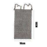 Rhinestone Crossbody Shoulder Bag Chain Mini Purse