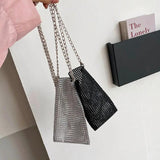 Rhinestone Crossbody Shoulder Bag Chain Mini Purse