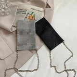 Rhinestone Crossbody Shoulder Bag Chain Mini Purse