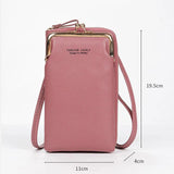 Mini Matte Leather Crossbody Bag for Women, Shoulder Messenger Bag
