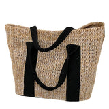 Boho Woven Handbag Large Rattan Tote Beach Travel Women Gift