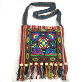 Retro Embroidery Ethnic Tassel Shoulder Bag