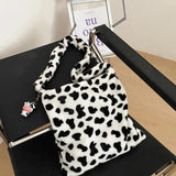 Cow-Print Women Tote Handbag Shoulder Bag