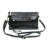 Women Shoulder Bag PU Leather Crossbody Bag Diamond Lattice Wallet Clutch