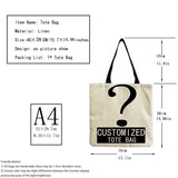 Personalized Ladies Shopper Bag Eco-Friendly Large Capacity Custom