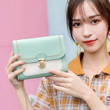 Women Winter Crossbody Bag Chain PU Leather Messenger Bag