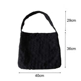 Soft Cloud Shoulder Bag Large Cloth Clutch Tote Handbag Messenger Bags