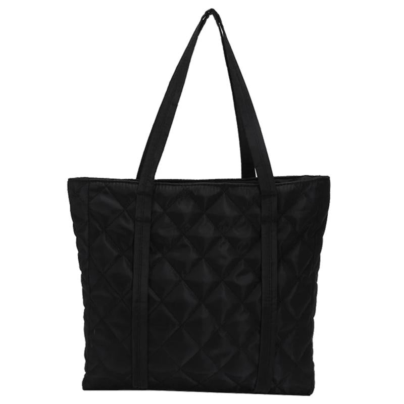 Cotton Padded Ladies Tote Handbags Large Capacity Purses Handbags