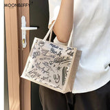 Crystal PVC Transparent Bags Clear Graffiti Handbag Women Shoulder Beach Jelly P