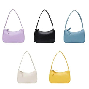 63HC Women Ladies Retro Underarm Shoulder Bag PU Leather Tote Purse Handbag