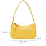 63HC Women Ladies Retro Underarm Shoulder Bag PU Leather Tote Purse Handbag