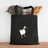 Funny Honk Untitled Goose Game Frog Pingu Duck Canvas Shoulder Bag
