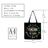 Eco Friendly Customizable Shopper Bag Portable Foldable School Teacher Gift