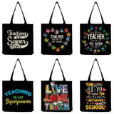 Eco Friendly Customizable Shopper Bag Portable Foldable School Teacher Gift