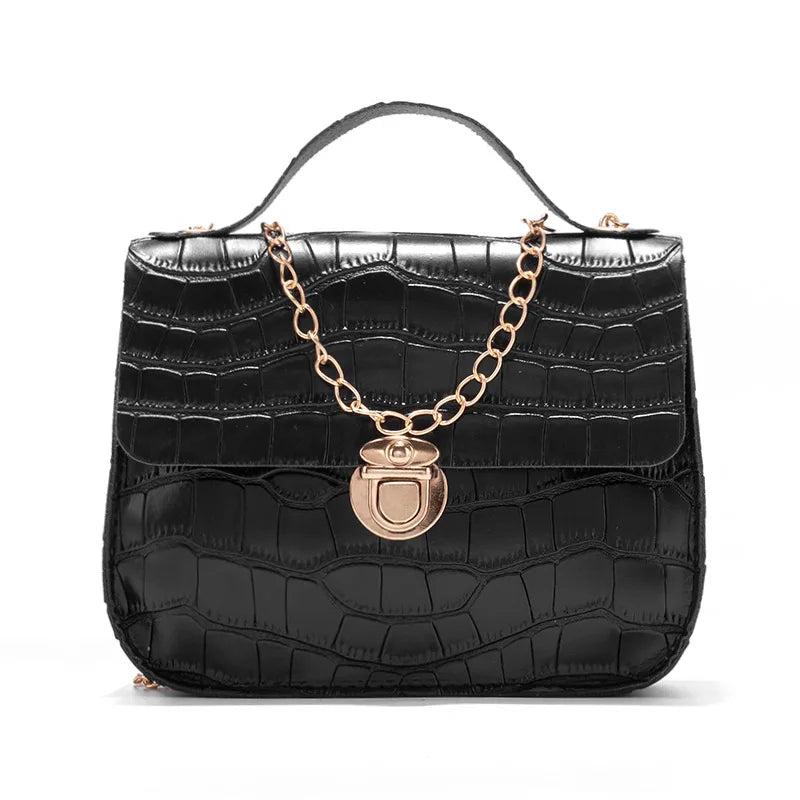 Mini Lock Chain Bag Casual Shoulder Bags Women Handbags Purses
