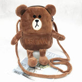 Square Plush Avocado Crossbody Bag for Women
