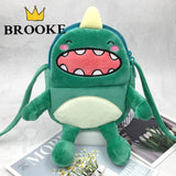 Square Plush Avocado Crossbody Bag for Women