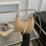 One Shoulder Bag Women's Subaxillary Bag Niche Texture Handbag