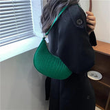 One Shoulder Bag Women's Subaxillary Bag Niche Texture Handbag